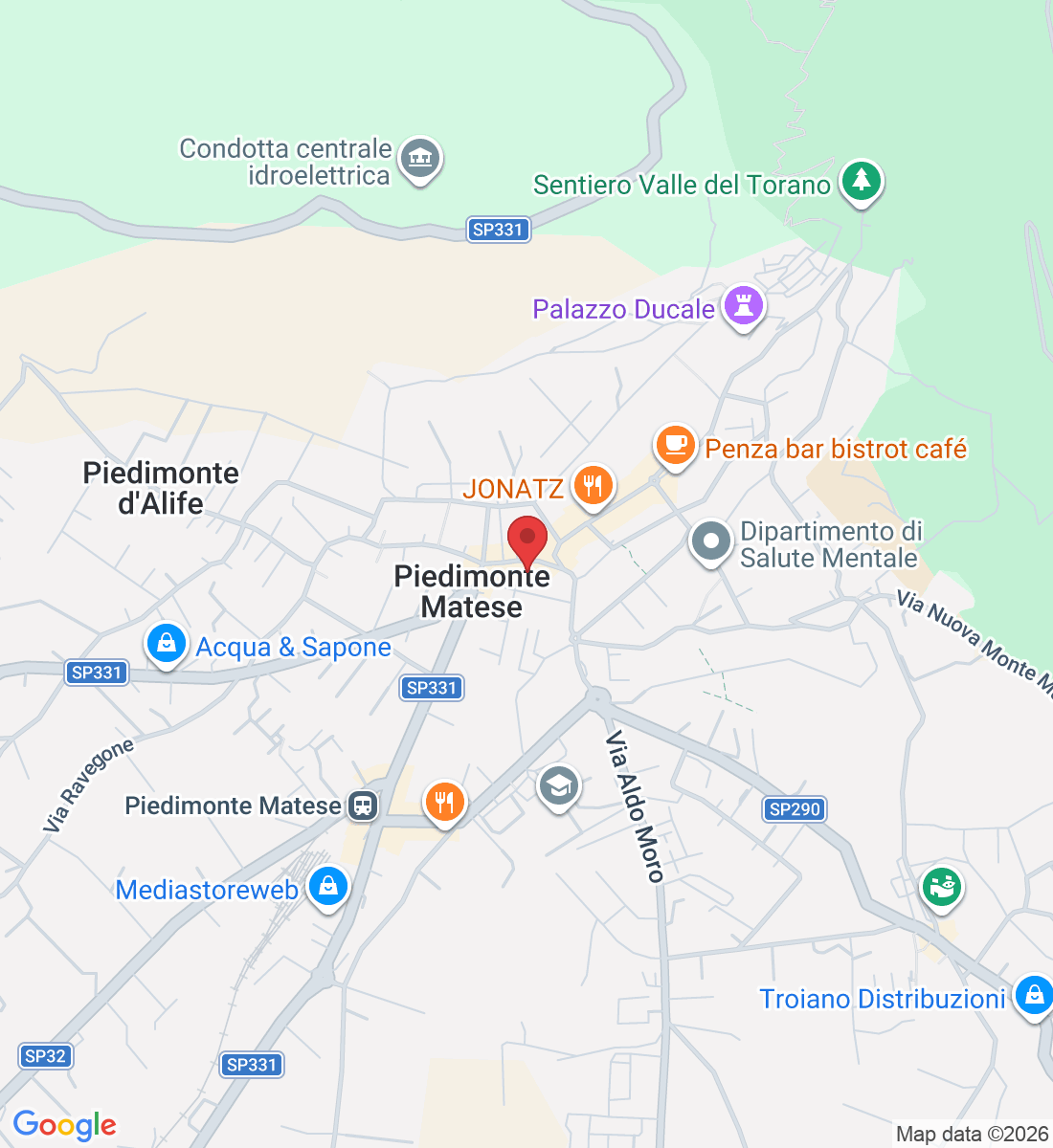 Piazza Vincenzo Cappello, 45, 81016 Piedimonte Matese CE, Italia