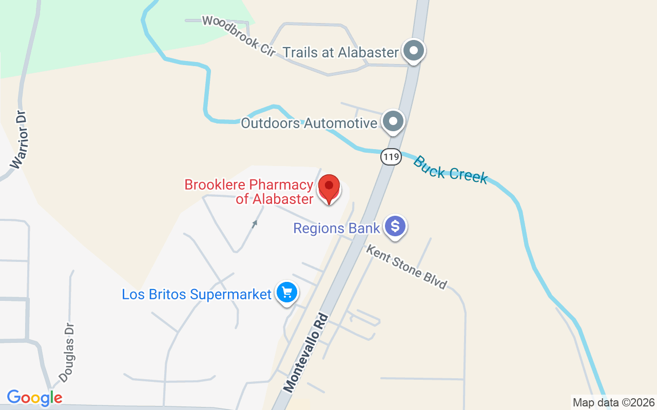 205 Buck Creek Plaza, Alabaster, AL 35007, EE. UU.