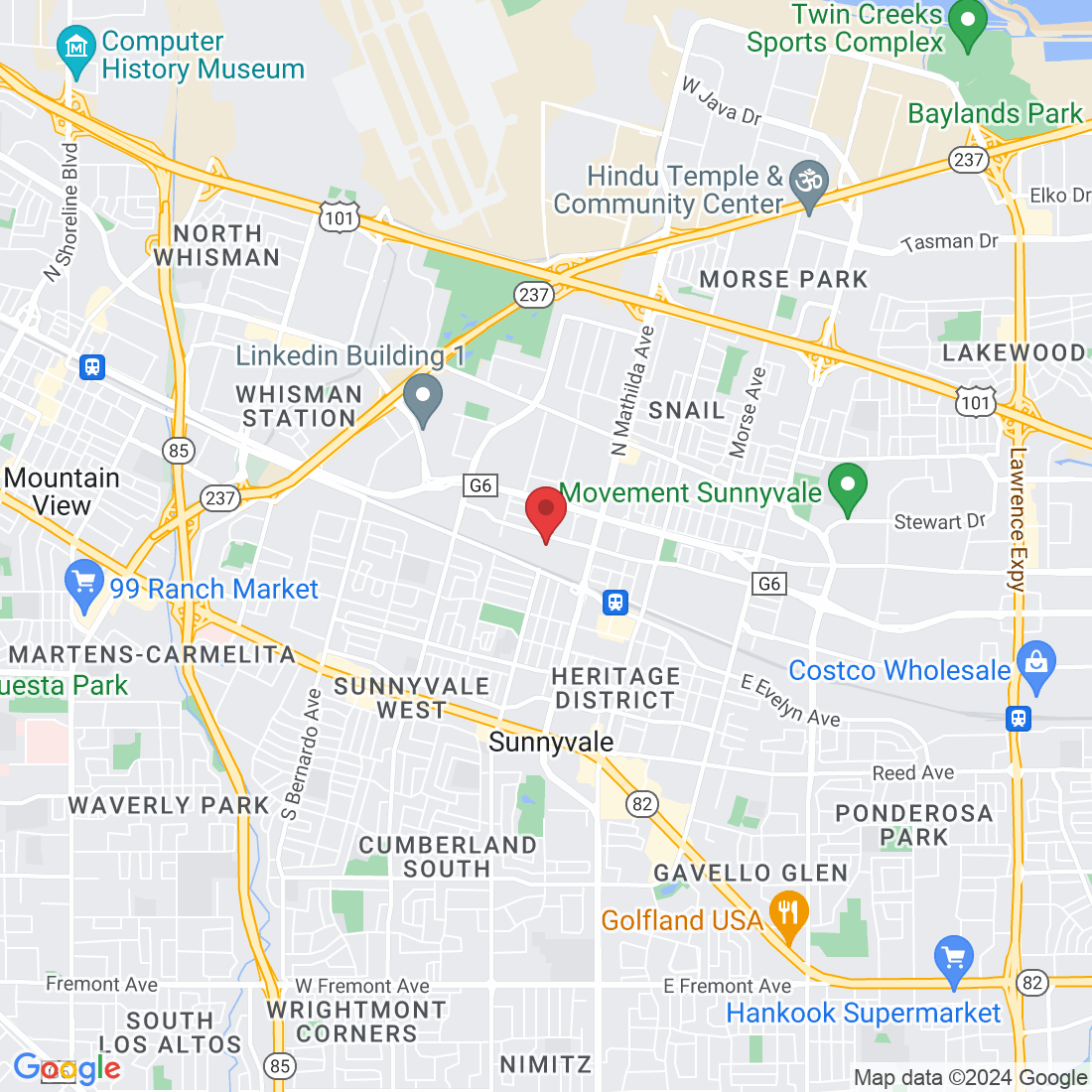 704 W California Ave, Sunnyvale, CA 94086, USA