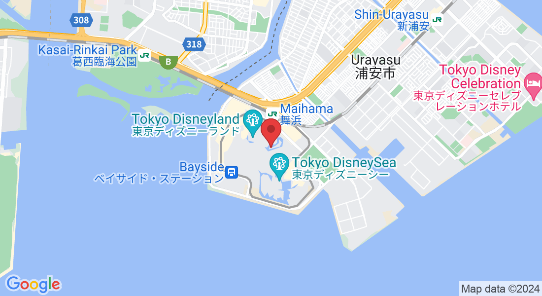 1-1 Maihama, Urayasu, Chiba 279-0031, Japan