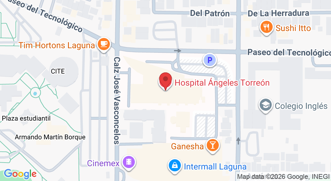 Paseo del Tecnológico 909, Residencial Tecnológico, 27250 Torreón, Coah., México