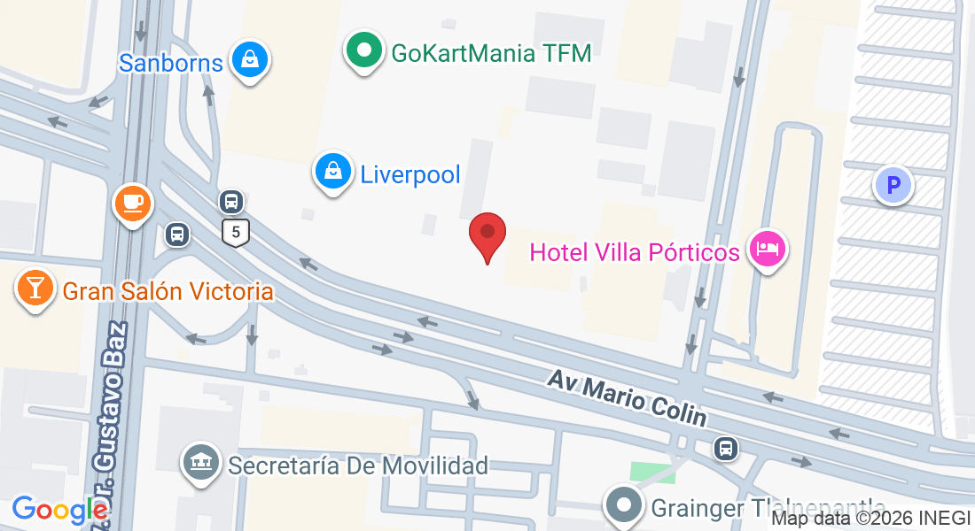 Av Sor Juana Inés de La Cruz 280, Fracc. Industrial, San Lorenzo, 54033 Tlalnepantla, Méx., México