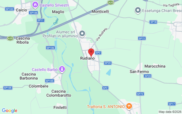 Viale Papa Giovanni XXIII, 45, 25030 Rudiano BS, Italy