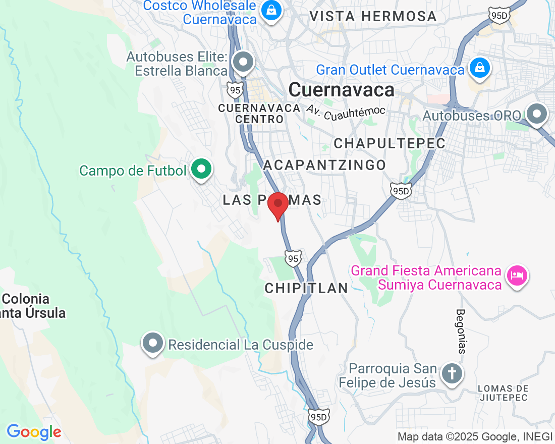 Del Carmen 9, Las Palmas, 62050 Cuernavaca, Mor., México