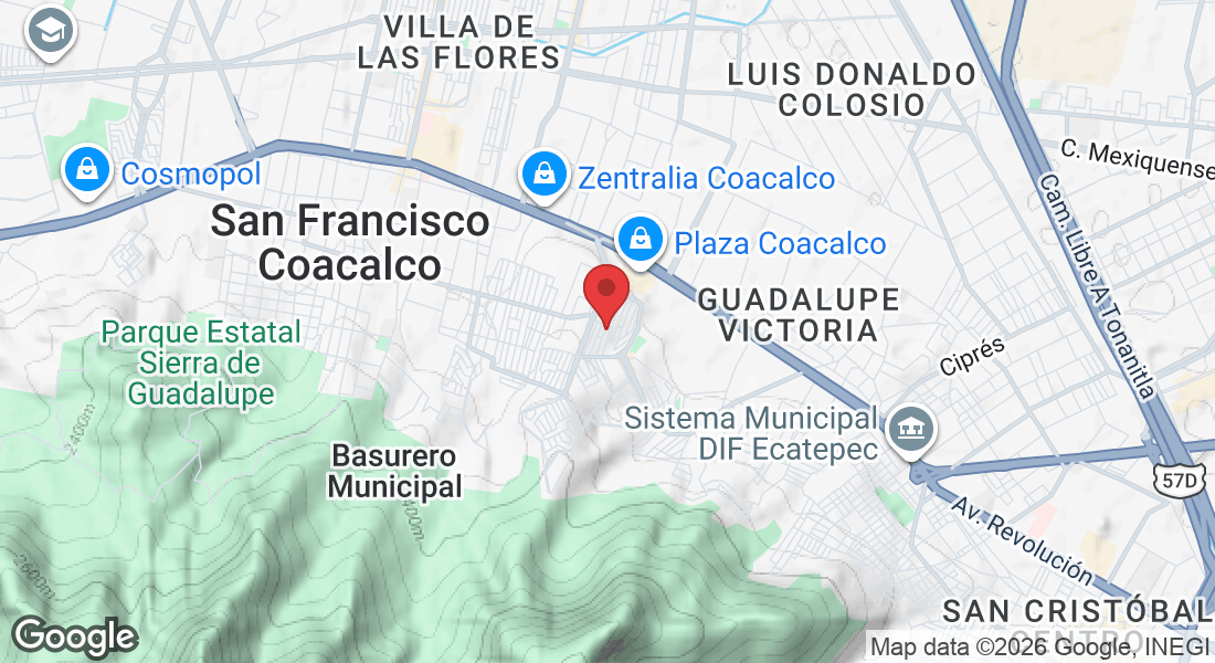 C. Cenzontles 66, Parque Residencial Coacalco, 55720 San Francisco Coacalco, Méx., México