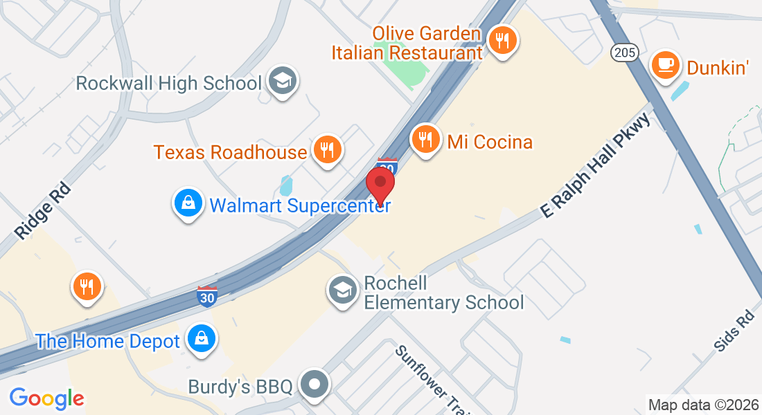 919 E Interstate 30 #101, Rockwall, TX 75032, USA