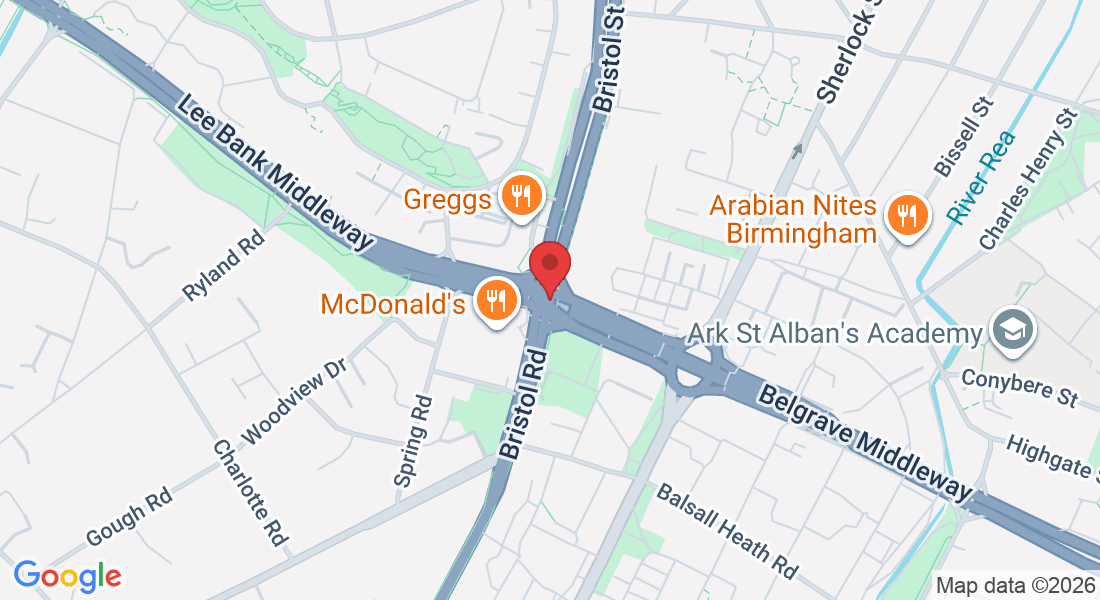 Bristol St, Bristol Rd, Birmingham B5 7TT, UK