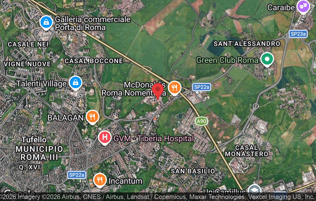 Via Nomentana, 1111, 00137 Roma RM, Italia