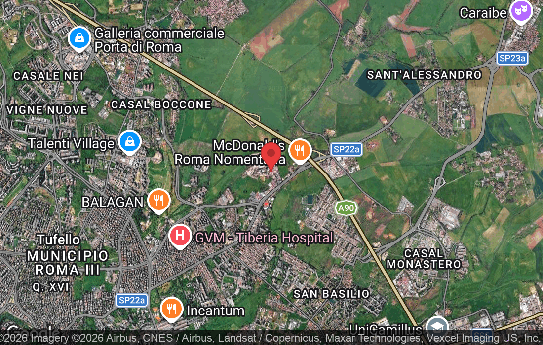 Via Nomentana, 1111, 00137 Roma RM, Italia