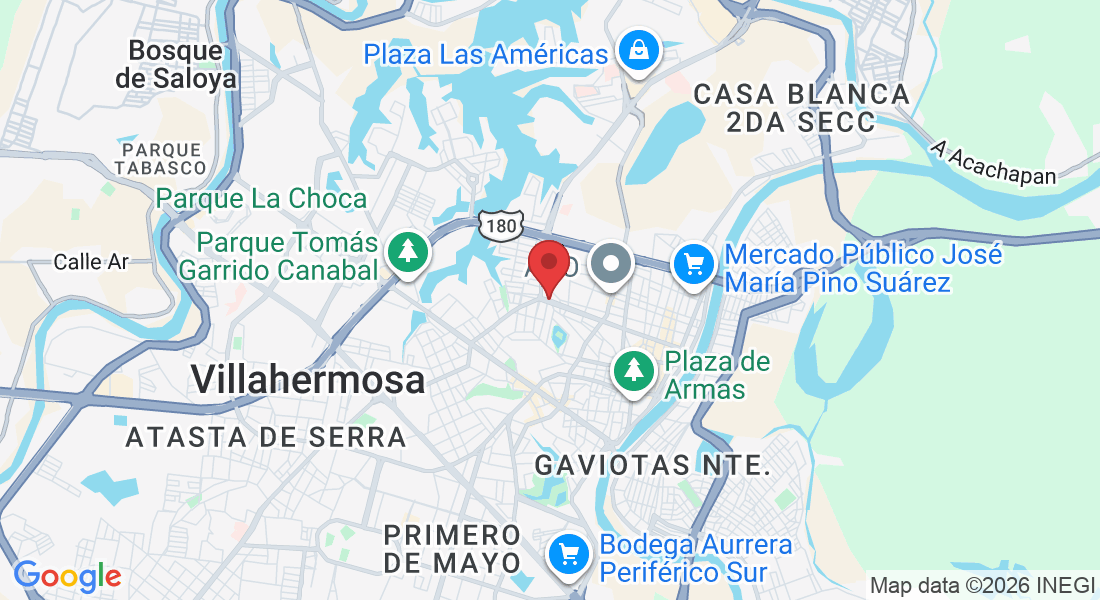 Av. Gregorio Méndez Magaña 1220, Centro Delegacion Seis, 86079 Villahermosa, Tab., México