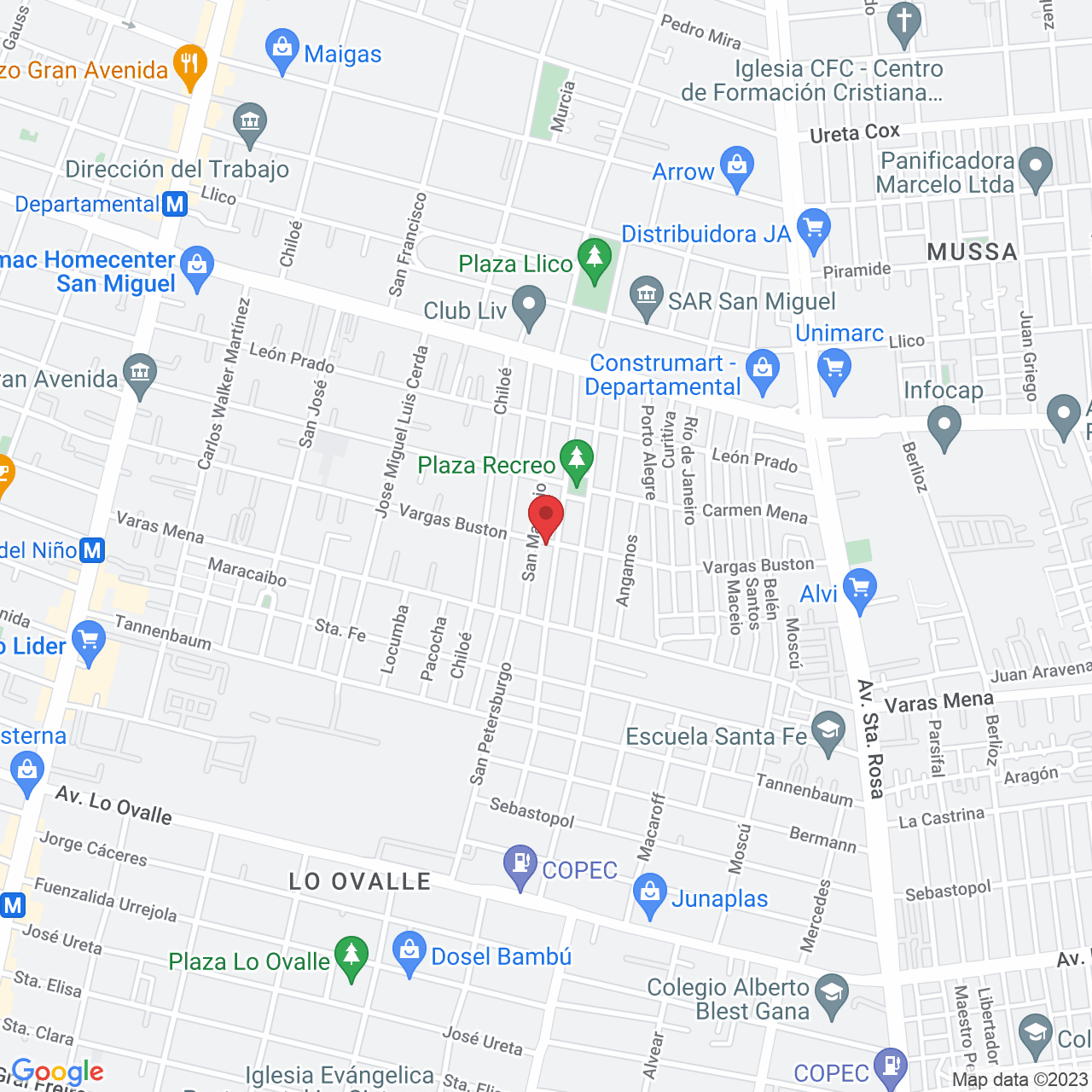 Vargas Buston 658, 8930391 San Miguel, Región Metropolitana, Chile