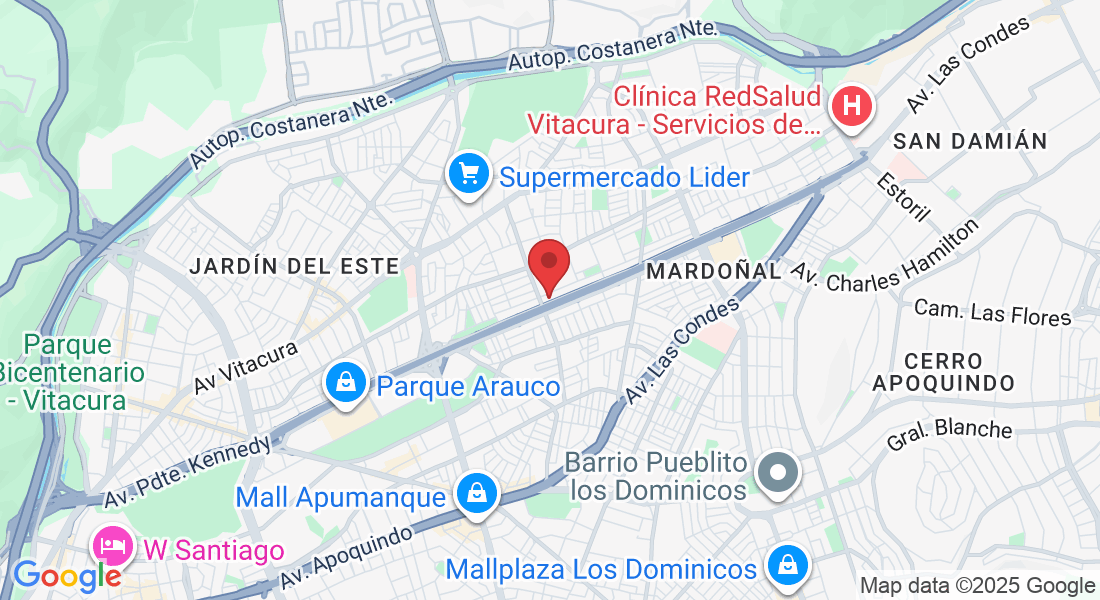Av. Pdte. Kennedy 7100, oficina 509, 7650618 Vitacura, Región Metropolitana, Chile