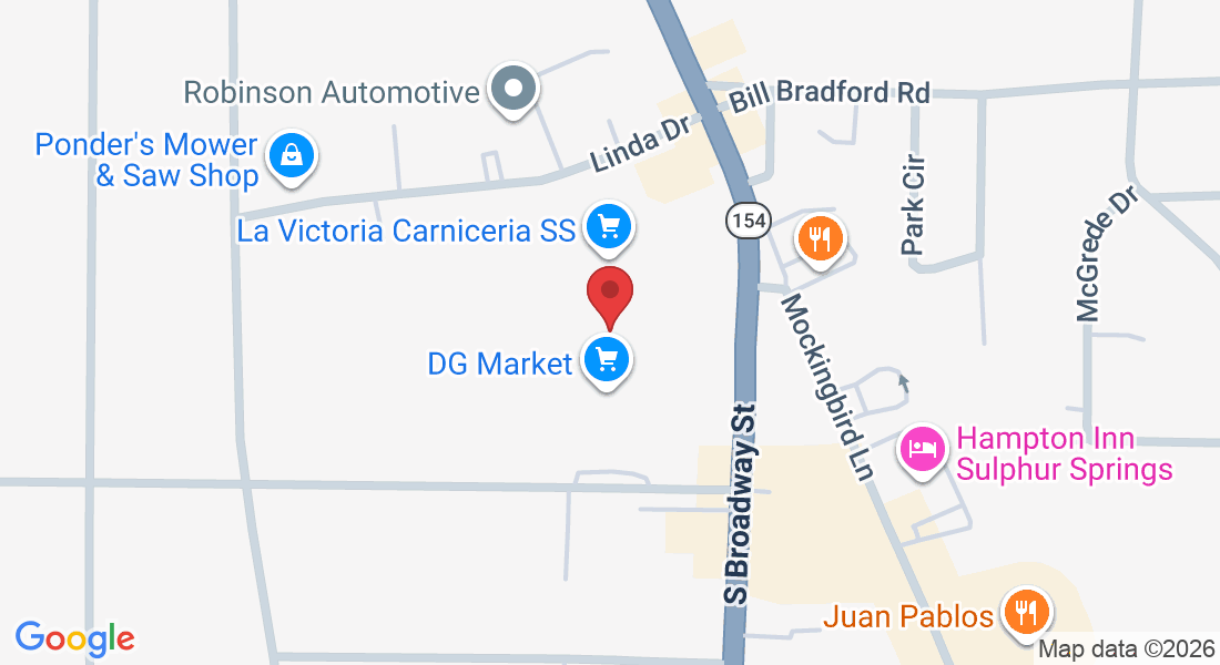 1151 S Broadway St, Sulphur Springs, TX 75482, USA