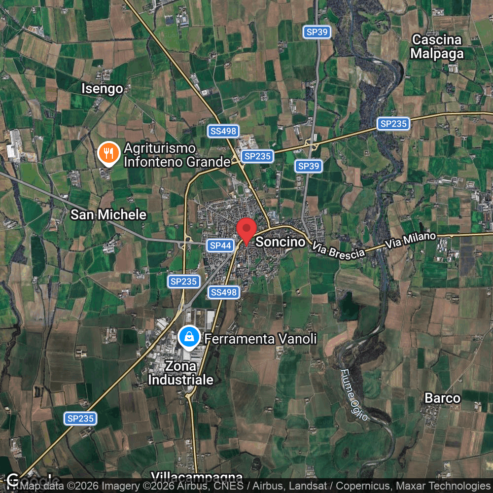 Via Padre Mario Zanardi, 7, 26029 Soncino CR, Italia