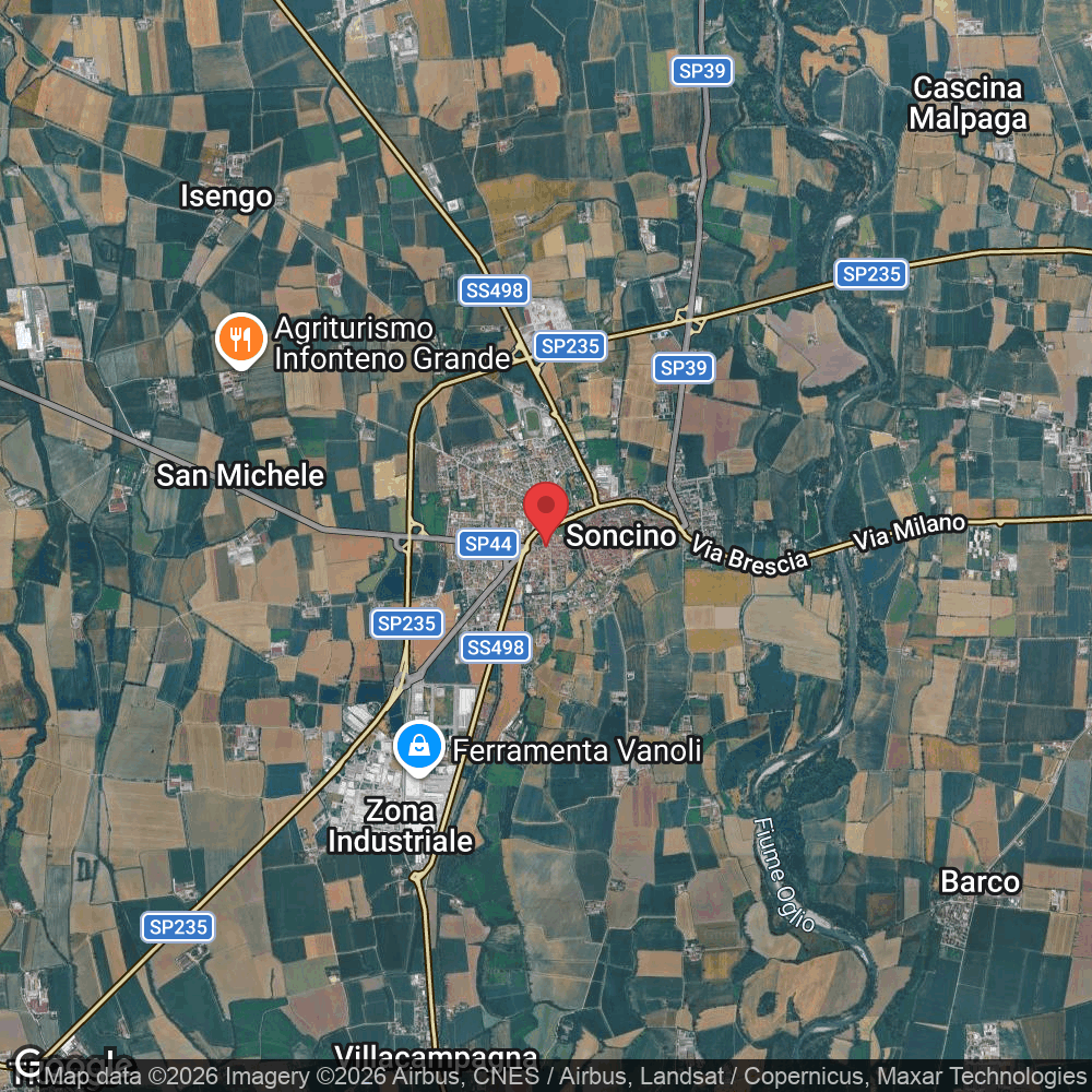 Via Padre Mario Zanardi, 7, 26029 Soncino CR, Italia