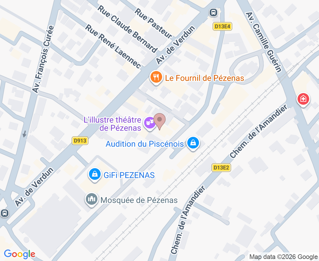 Av. de la Gare du Midi, 34120 Pézenas, France