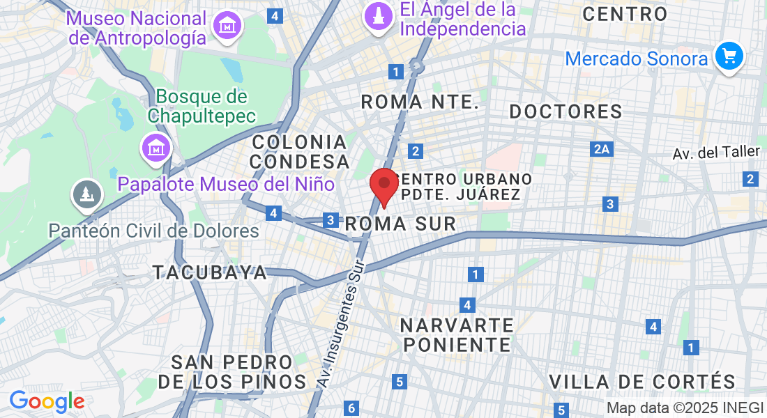 Tlacotalpan 59, Roma Sur, Cuauhtémoc, 06760 Ciudad de México, CDMX, México