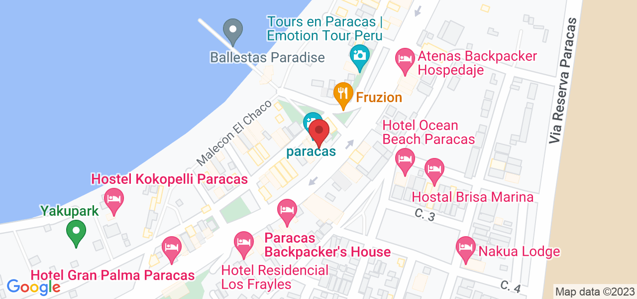 Of. 401, Calle 10, Paracas 11550, Perú