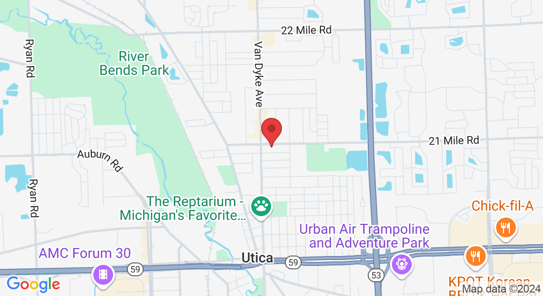 8136 21 Mile Rd, Shelby Township, MI 48317, USA