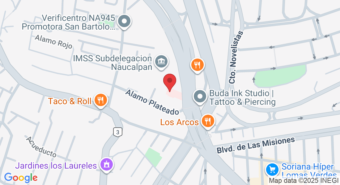 Avenida Lomas Verdes 2165, Santiago Occipaco, 53250 Naucalpan de Juárez, Méx., México