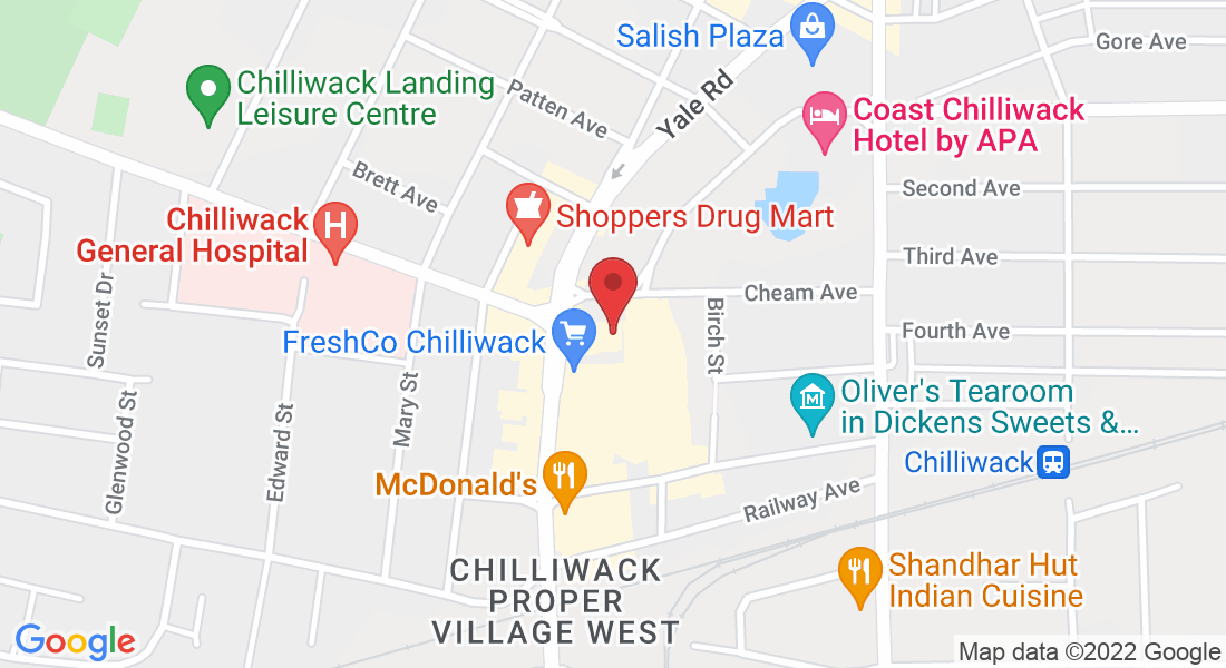 45850 Yale Rd Unit 500B, Chilliwack, BC V2P 2N9, Canada
