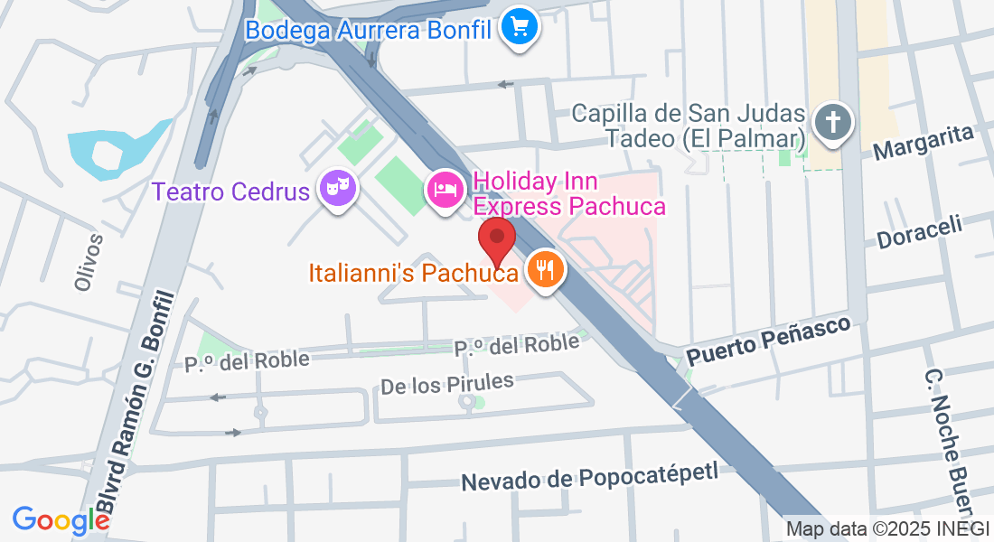 Interplaza, Blvrd Luis Donaldo Colosio 212, Arboledas de San Javier, 42084 Pachuca de Soto, Hgo., México