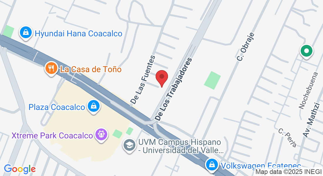 Av. José López Bonaga, Lote a Manzana 26, San Lorenzo Tetlixtac, 55714 San Francisco Coacalco, Méx., México