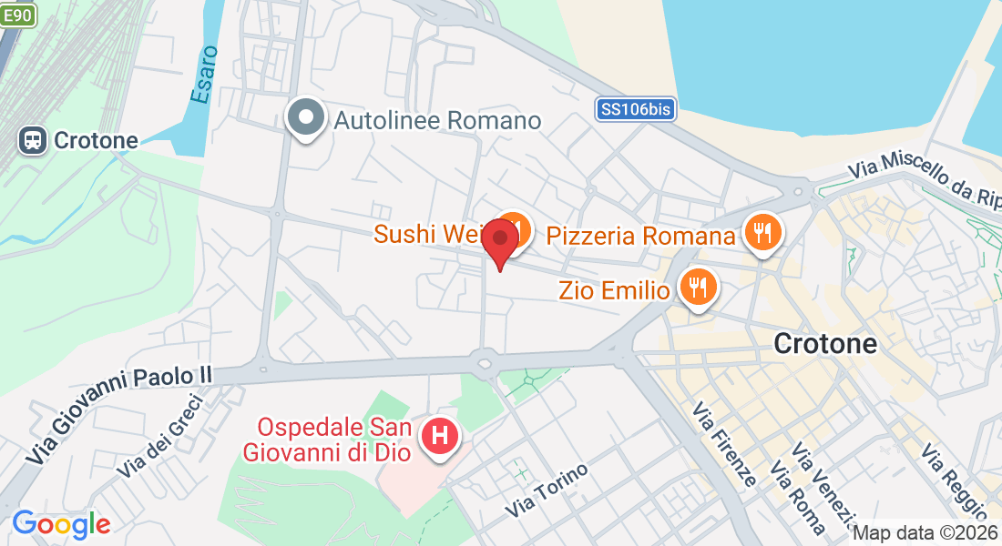 Via XXV Aprile, 180, 88900 Crotone KR, Italia