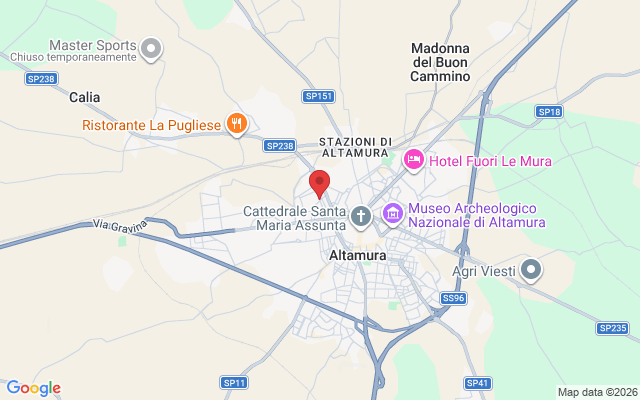 Via Foggia, 29, 70022 Altamura BA, Italia