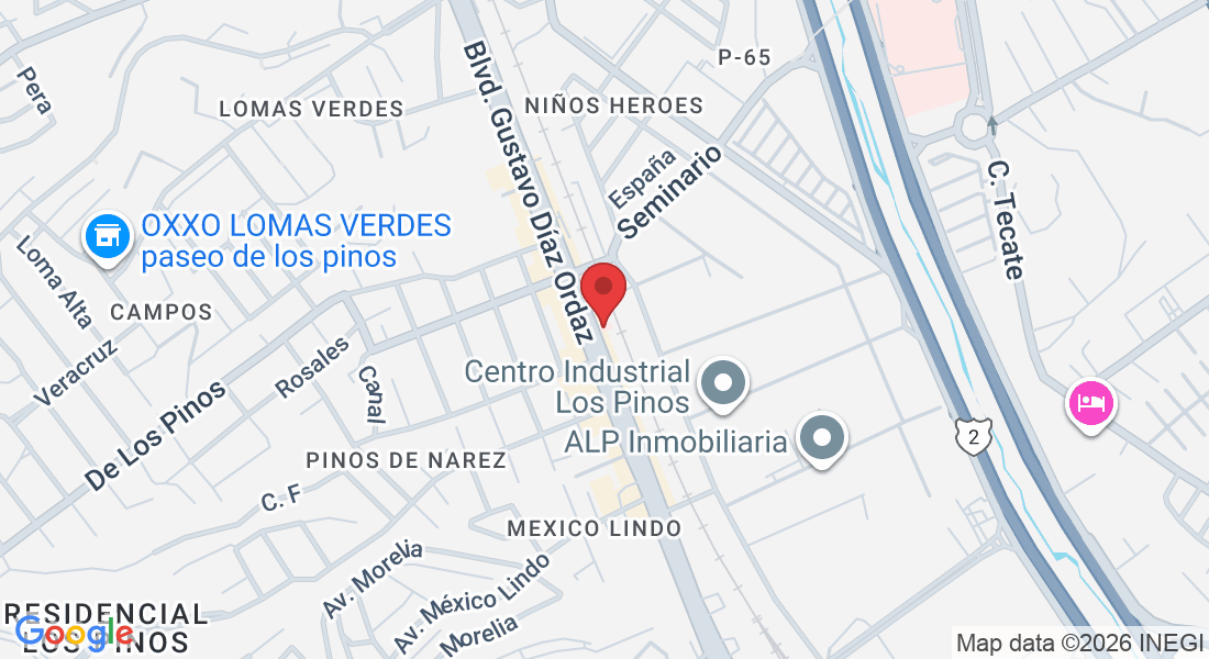 Blvd. Gustavo Díaz Ordaz 1716, Baja California, 22127 Tijuana, B.C., Mexico