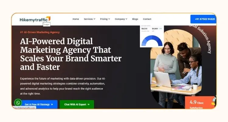HikeMyTraffic HikeMyTraffic AI digital marketing agency