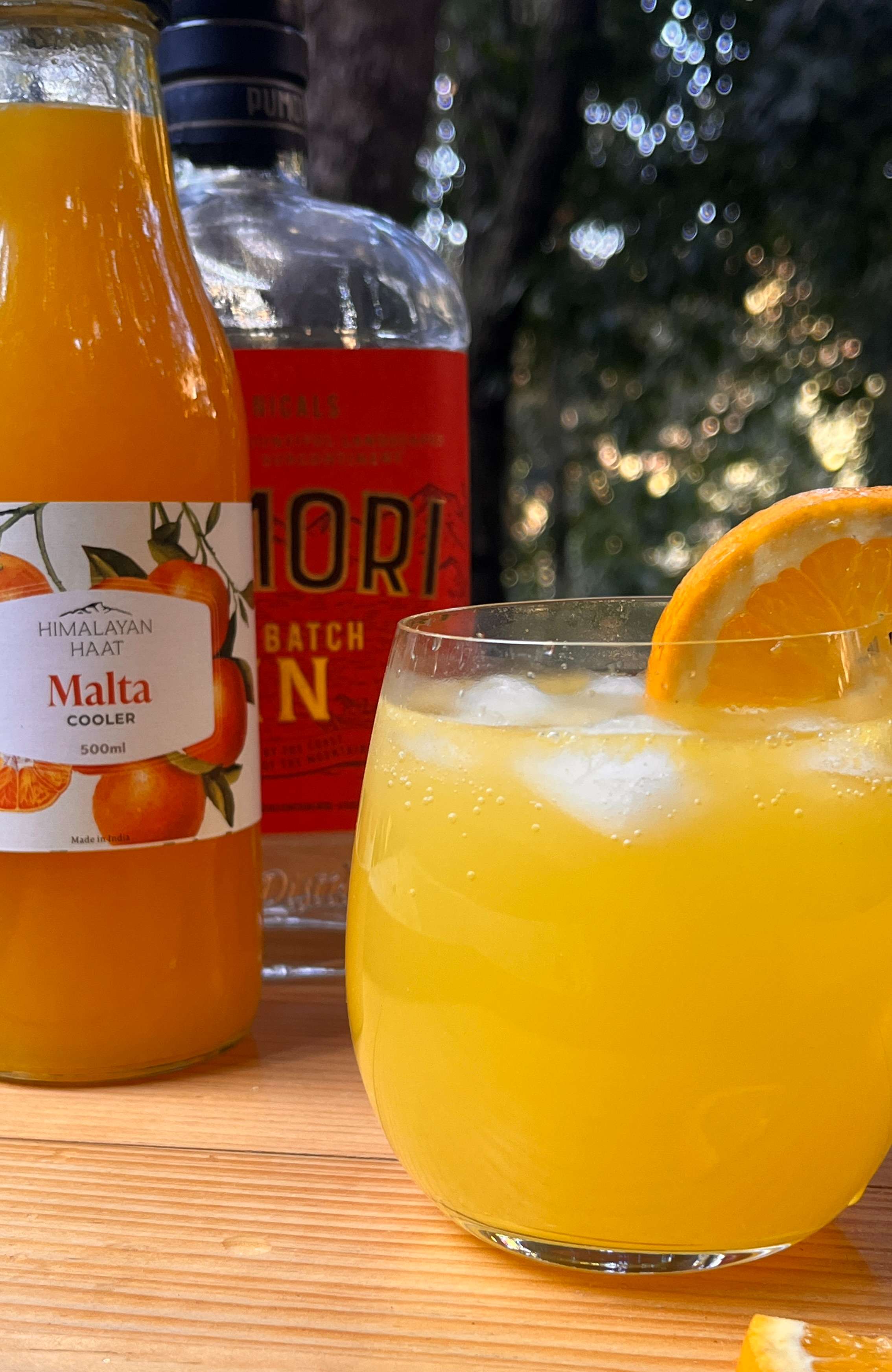 3-Ingredient Malta Gin Cocktail