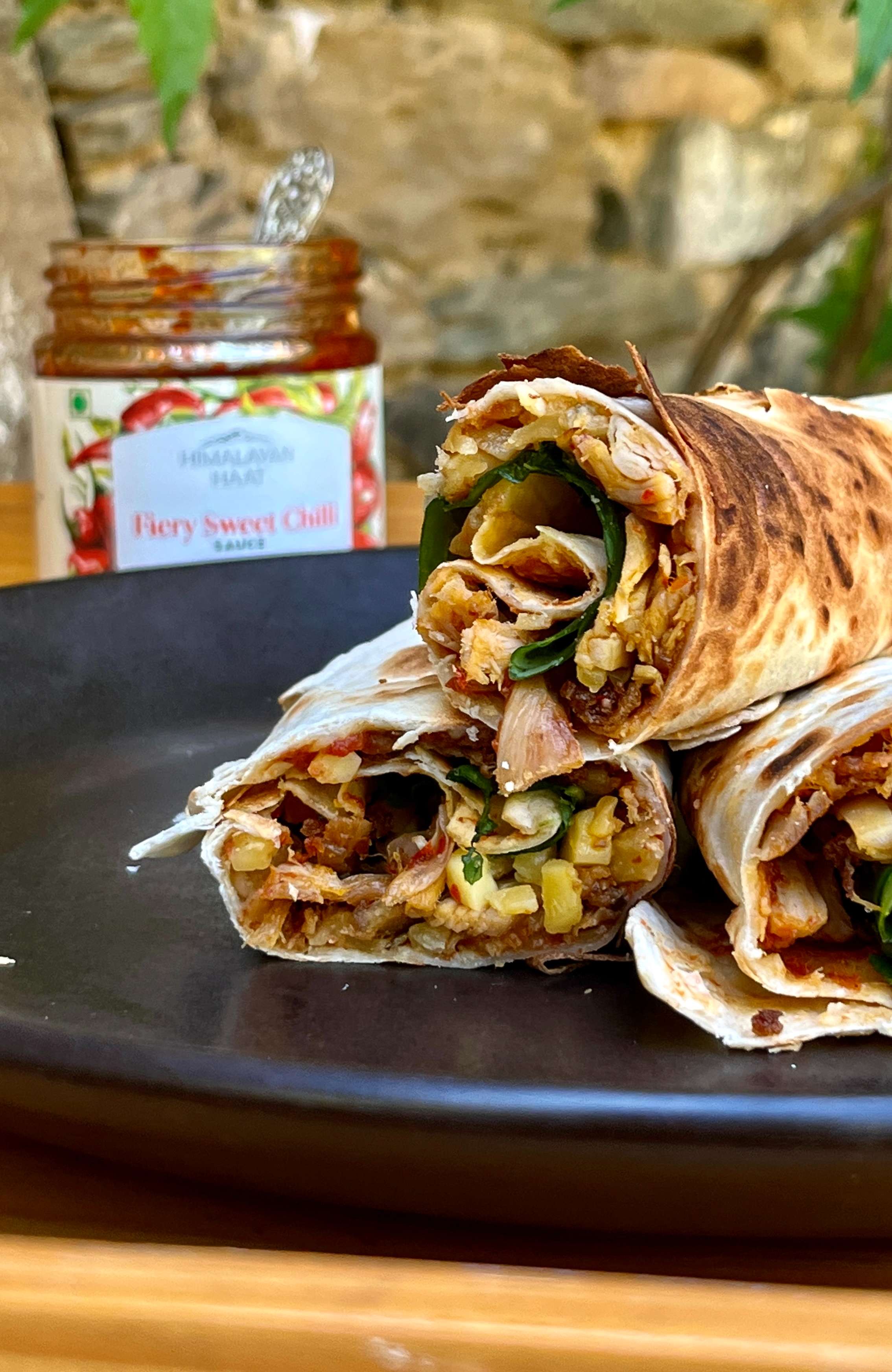 Spicy Chicken Tortilla Wraps