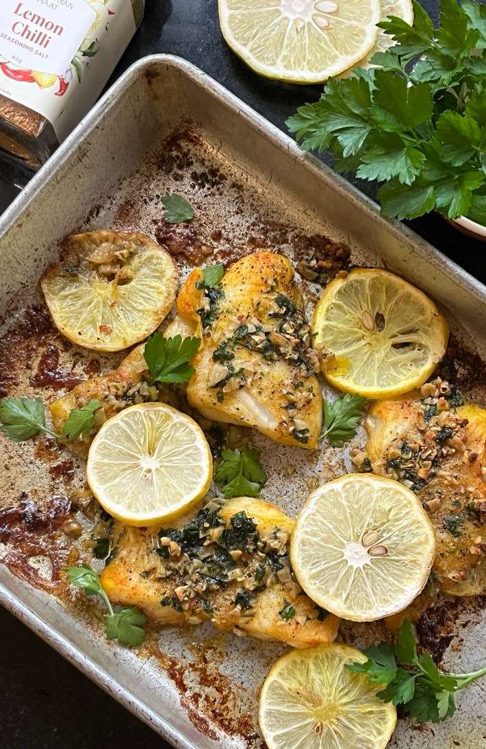 Lemon Butter Baked Fish