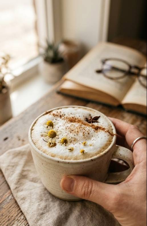 Spiced Chamomile Latte