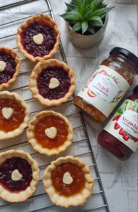 Strawberry & Peach Jam Tarts
