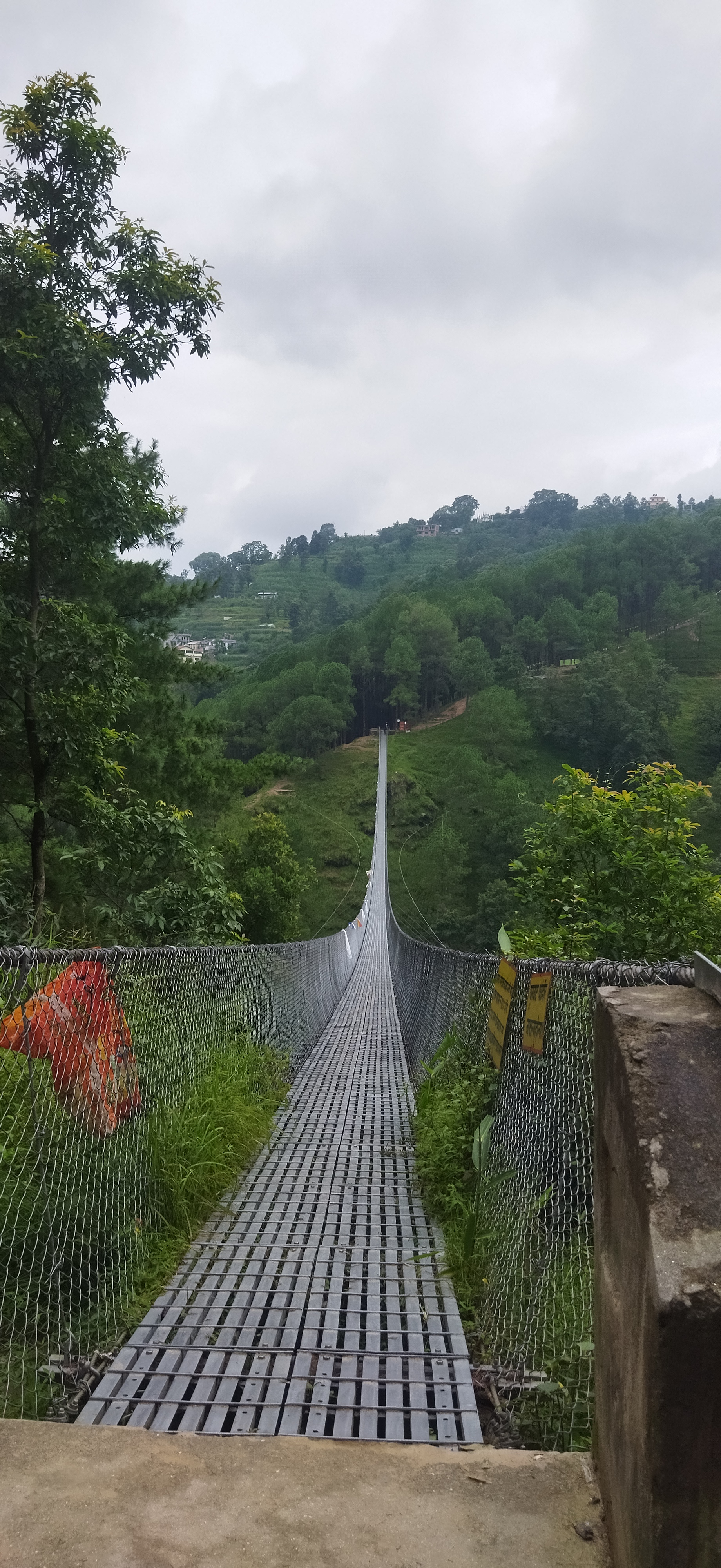 The famous Rani Jhula (Queen's Swing) in Nagarkot.
