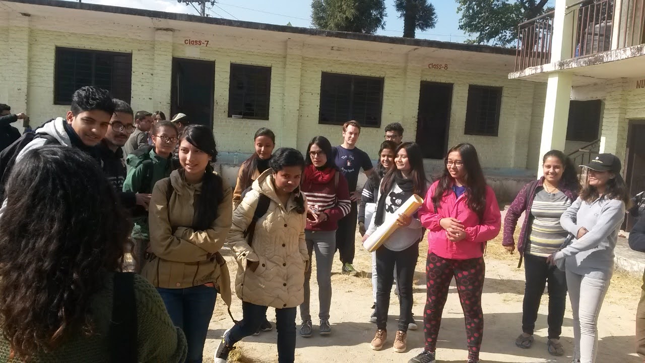 Group orientation at Panchakanya School