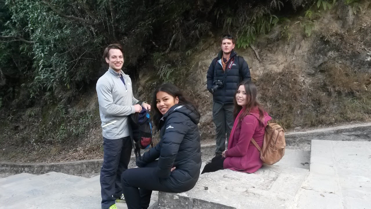 International volunteer visiting Dhulikhel