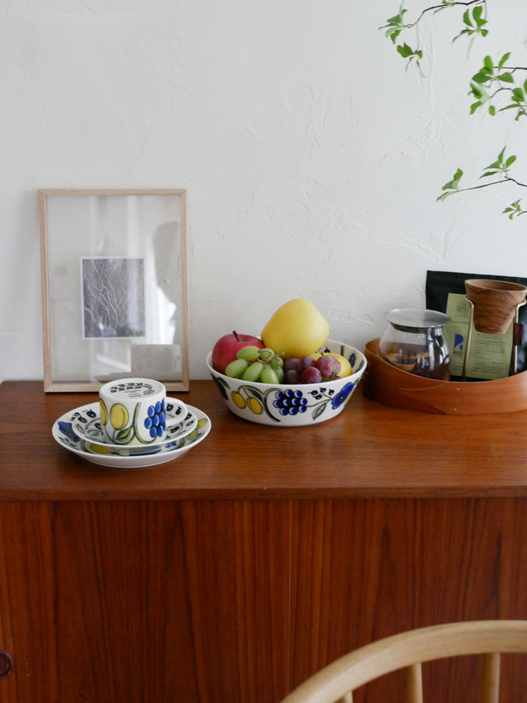 アラビア パラティッシシリーズの青と白の磁器製ボウル3サイズセット