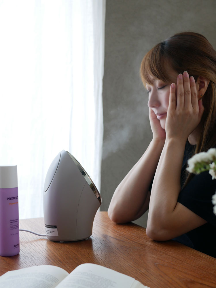 フェスティノのフェイシャルクレンジング用ナノスチーマー、家庭で使用する電子美容機器