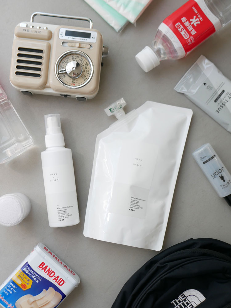 ふく温泉備えるお風呂の無香料スプレータイプ150mlと石けんの香りパウチタイプ500mlのパッケージセット