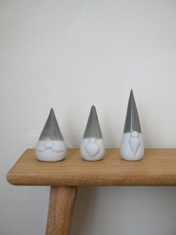 Comore Sunの九谷焼製シルバーのサンタクロース用パーティーハット