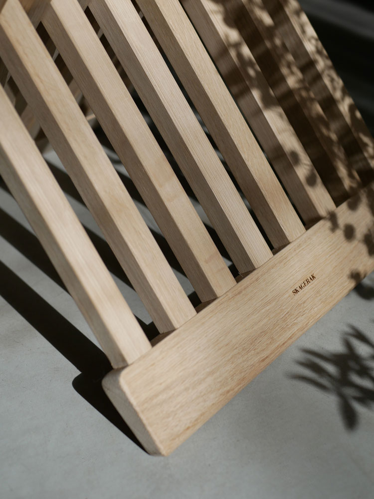 フリッツ・ハンセン スカゲラック フィオニア スツールのオークまたはチーク材を使用した木製椅子