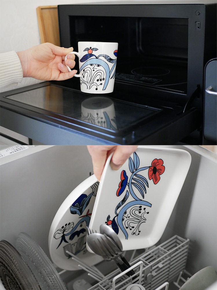 アラビア製磁器プレート、直径約24cmと15x19cmの2サイズ、キッチンで使用可能なホームアプライアンス