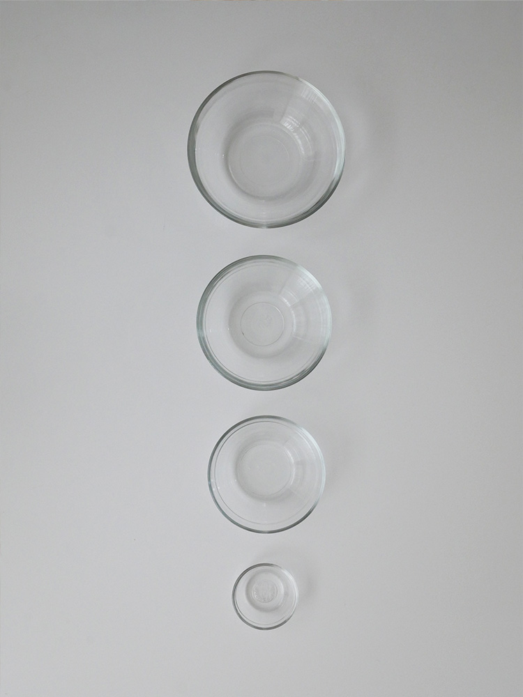 デュラレックスの透明ガラス製リスボウル