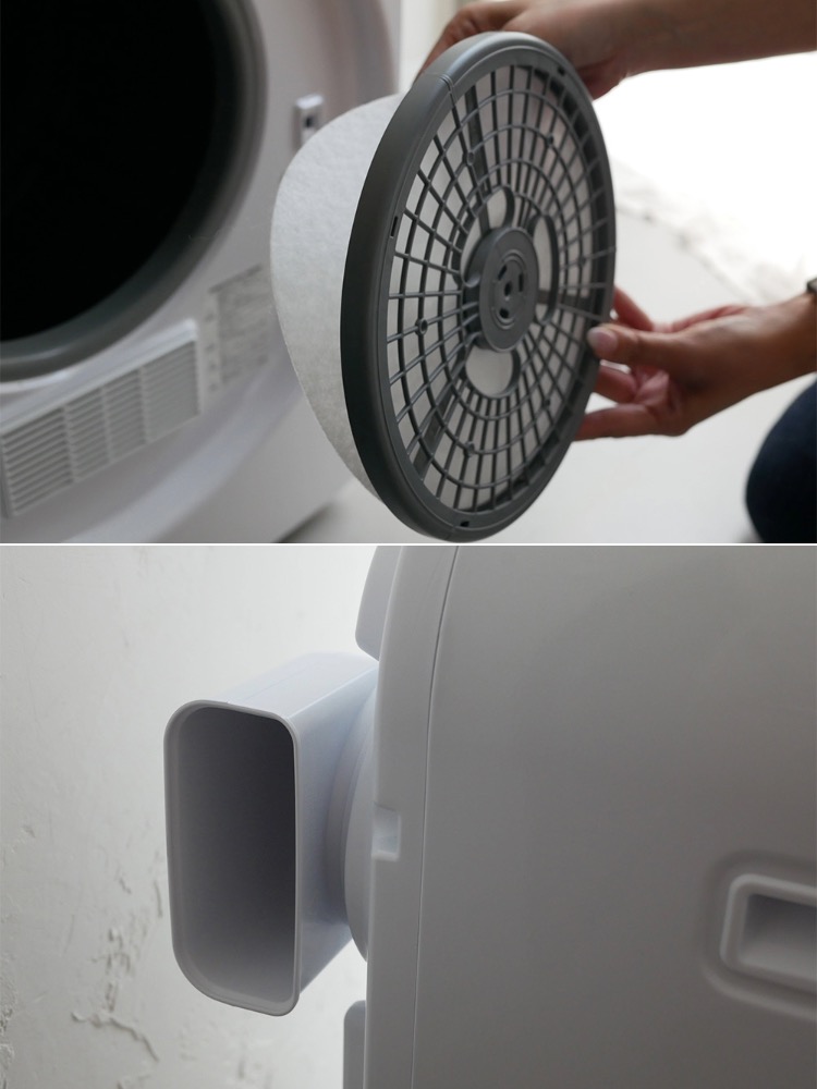 ESTILO（エスティロ）製コンパクト衣類乾燥機 シルバーカラー