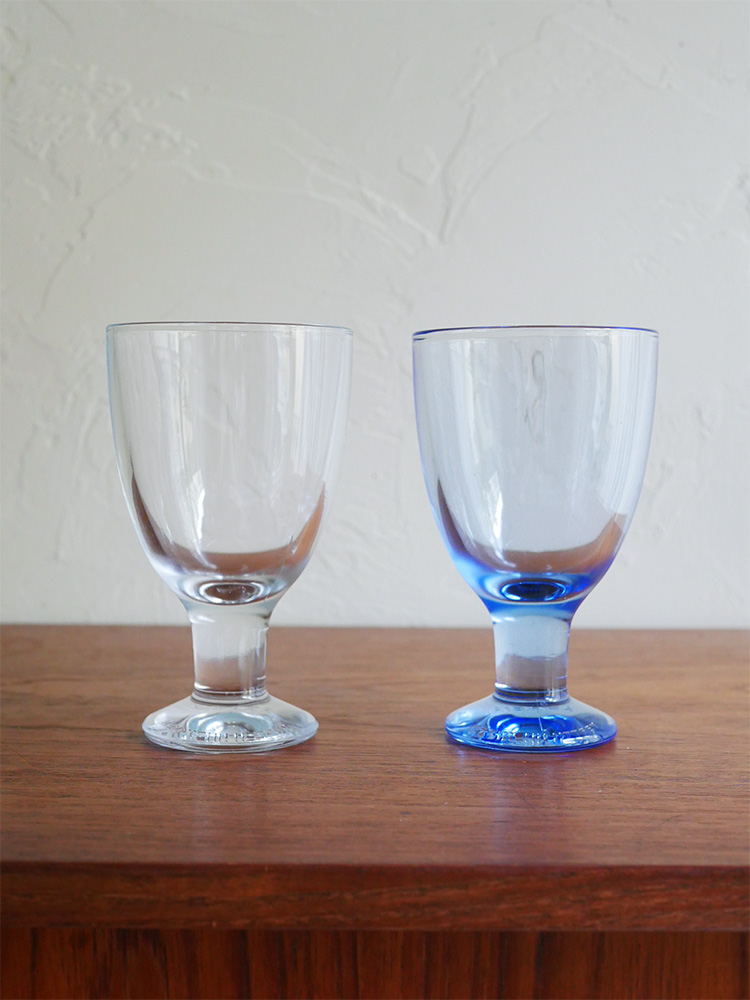 フィンランド製アラビア「ヴァーナ」ユニバーサルグラスペア、クリア無鉛ガラス製220mlの2個セット