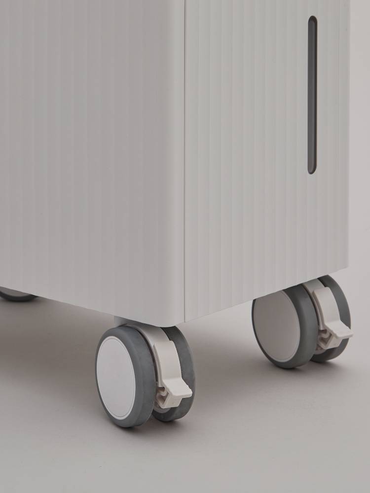 cado 除湿機 ROOT 7200 クールグレー色のコンパクトな家庭用除湿機