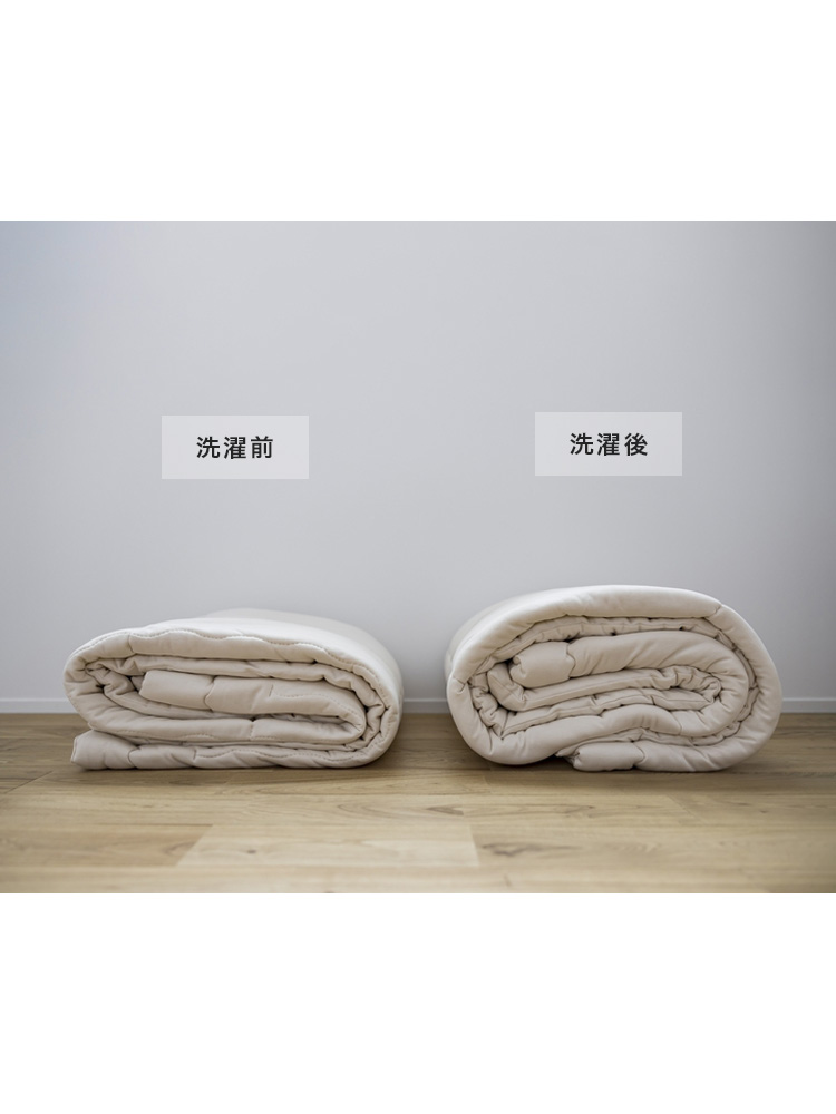 ココマニのトロふわ肌掛け布団、綿100％シングルサイズ150cm×210cm